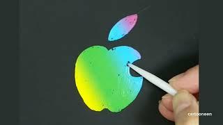 How to draw Apple logo  step by step drawing tutorial  drawings