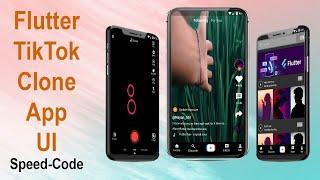 Flutter Building TikToks Clone App UI  - Speed Code