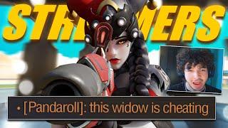 Bullying Streamers with Widowmaker in Overwatch w reactions