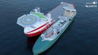 Reganosas 10.000 m3-LNG supply vessel designed by GHENOVA