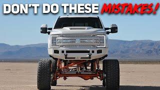 Mistakes When Lifting Your Truck