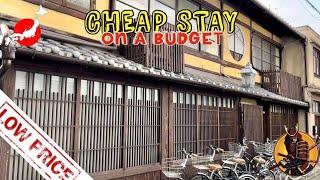 Stay japan on a BUDGET  Traditional Japanese House Tour  Kyoto Machiya