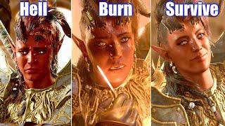 Baldurs Gate 3 - All Karlach Origin Endings Hell Burn Survive