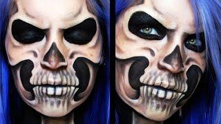 Skeletal  Skull Makeup Tutorial
