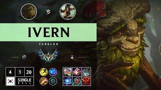 Ivern Jungle vs Nidalee Shield Maker - KR Challenger Patch 14.15