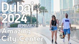 Dubai 4K Amazing Dubai City City Center Downtown Dubai Walking Tour 