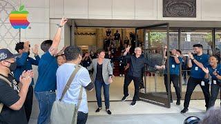 Apple Tower Theatre Grand Opening with Tim Cook.Los Angeles CA 【4K】 60fps