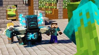 Mutant Warden VS Mutant Zombie - HEROIC FIGHT - Minecraft Animation Movie