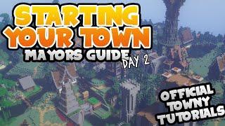 How to start a town in Towny  Mayors guide day 2