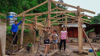 Construction Process Of New Kitchen Frame Farm Expansion  Family Farm