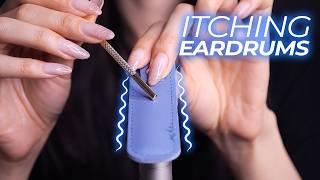 ASMR Itching Your Eardrums to Make You Tingle for the First Time No Talking