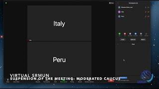 Virtual SRMUN Suspension of the Meeting - Moderated Caucus Zoom Tutorial