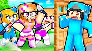 Crazy Fan Girl CAMOUFLAGE HIDE AND SEEK in Minecraft