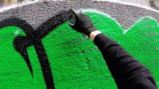 Graffiti - Tesh  Throw Up Bombing FAT CAP  GoPro 4K