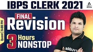 IBPS Clerk 2021  Maths  Complete Syllabus Final Revision Marathon