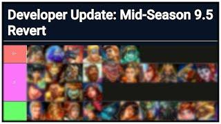 THEY FINALLY REVERTED 9.5 AND POST REVERT TIERLIST