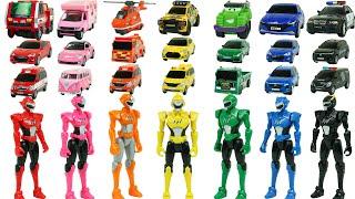 미니특공대 무지개 자동차 특공대 총출동 Go Go Minforce rainbow police Car toys