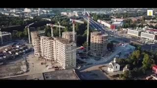 ЖК Приморский квартал — ход строительства август 2018 видео от застройщика. Прогресс за год