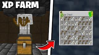 Easiest Zombie & Skeleton Mob Spawner XP Farm In Minecraft  Tutorial 1.21