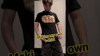 Making My Own FNAF T-SHIRT #diy #howtomake #fivenightsatfreddys #gaming #making #fnaf