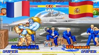 スーパーストリートファイターII X  AlucardSF2 France vs Elfenosas Spain Super Street Fighter 2 Turbo