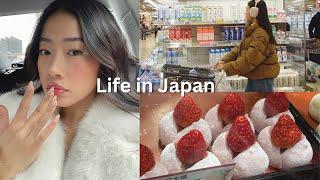 LIVING IN JAPAN ౨ৎ grocery shopping after work kamakura day trip ichigo daifuku