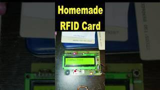 Homemade RFID card