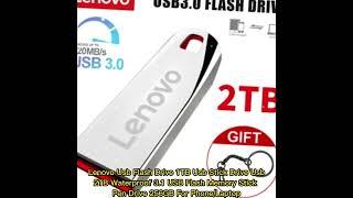 Lenovo Usb Flash Drive 1TB Usb Stick Drive Usb 2TB Waterproof 3.1 USB