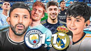 REACCIÓN AL MANCHESTER CITY 13-41 REAL MADRID  RESUMEN  Champions League