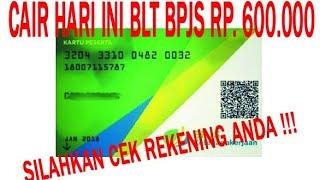 MINGGU INI BPJS BANSOS BLT RP.1.200.000 I BPJS I CEK REKENING ANDA