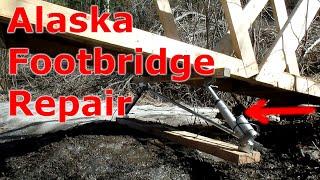 Repairing an Alaska Footbridge using Linear Actuators