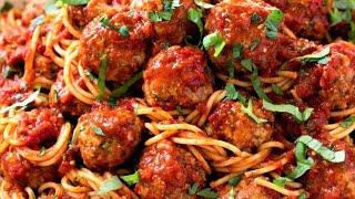 Espaguetis con Albóndigas Paso a Paso Receta Mediterránea 100% Sabrosa