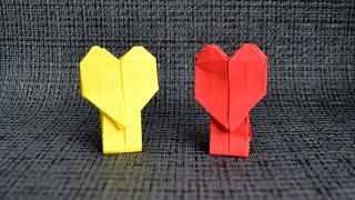 Paper HEART  Origami for Valentines Day  Tutorial DIY by ColorMania