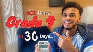 How to Get a Grade 9 in GCSE Maths in a Month