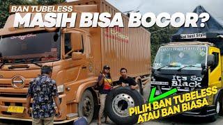 Apakah Truk Pakai Ban Tubeless Itu Anti Bocor ???