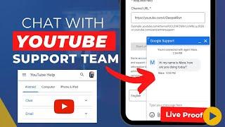 How to Contact Youtube Support Team Direct Chat with Youtube Team  Youtube Creator Support