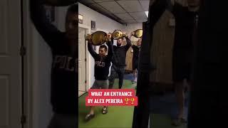 Pereira brought all his belts  via alexpoatanpereiraIG