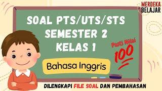 Soal PTS Bahasa Inggris Kelas 1 Semester 2 Kurikulum Merdeka