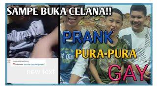 PRANK PURA-PURA GAY DI OME TV - 100% REAL HAMPIR SEMUA LAKI-LAKI OME TV ITU GAY