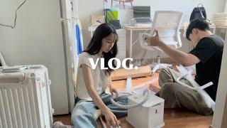 vlog. 쇼핑몰 시작한 일상 브이로그 흥대와 행복한 일주일  브런치 먹으며 데이뚜  시장 100바퀴  감사한 나날들  촬영용품 언박싱