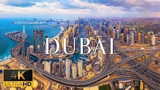 FLYING OVER DUBAI 4K UHD - Relaxing Piano Music With Wonderful Nature Videos For Stress Relief