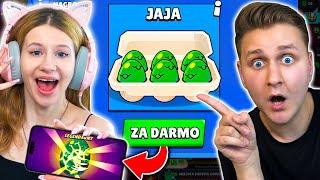 Jak ODBLOKOWAĆ *JAJKA* ZA DARMO w BRAWL STARS - OPENING WSZYSTKICH JAJEK z WYZWANIA GODZILLA