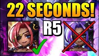 FASTEST Solo R5 Team Without Deborah Potentially Minimum Rune Requirement  Summoners War