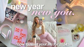 NEW YEAR RESET 2024  healthy habits cleaning & new year prep
