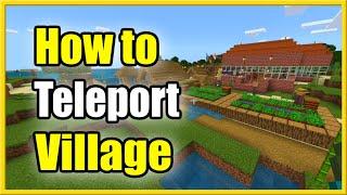 How to Teleport to a Village in Minecraft with Commands Best Tutorial