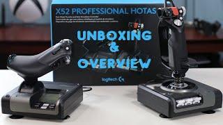 Logitech X52 Professional H.O.T.A.S. Unboxing