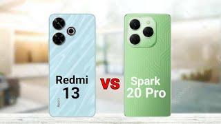 Redmi 13 vs Tecno Spark 20 Pro