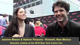 Roswell New Mexico - Jeanine Mason and Nathan Parsons Interview Season 2