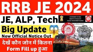 RRB TOTAL FORM FILL UP 2024  RRB JE TOTAL FORM FILL UP 2024  RRB ALP TECHNICIAN TOTAL FORM FILL UP