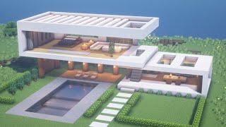 Minecraft Modern House Tutorial  How to Build #5